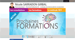 Desktop Screenshot of nicolesarradon.fr